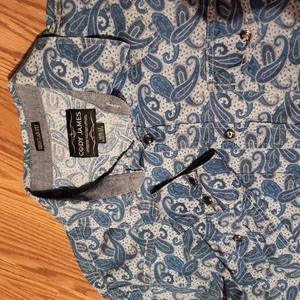 Cody James snap up shirt LT‎